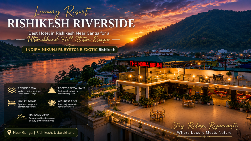 Luxury Resort Rishikesh Riverside