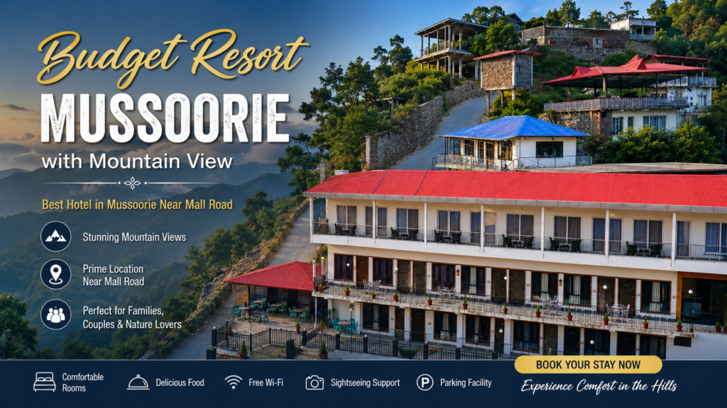 Budget Resort Mussoorie with Mountain View
