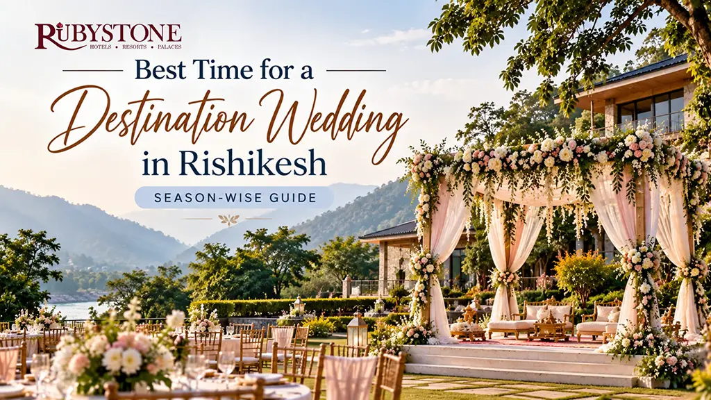 Best time for a destination wedding in Rishikesh